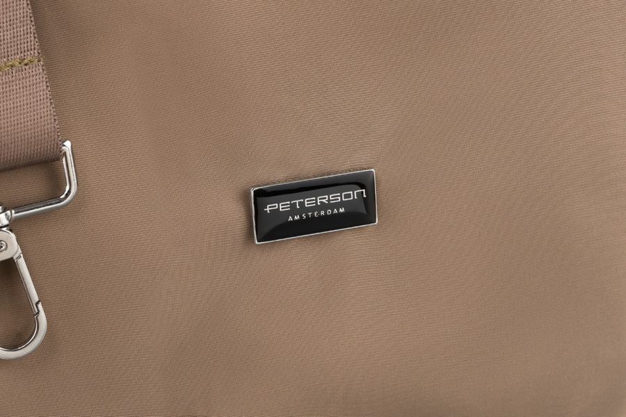 Bézs Peterson osztott belsős puha shopper Bézs Peterson osztott belsős puha shopper