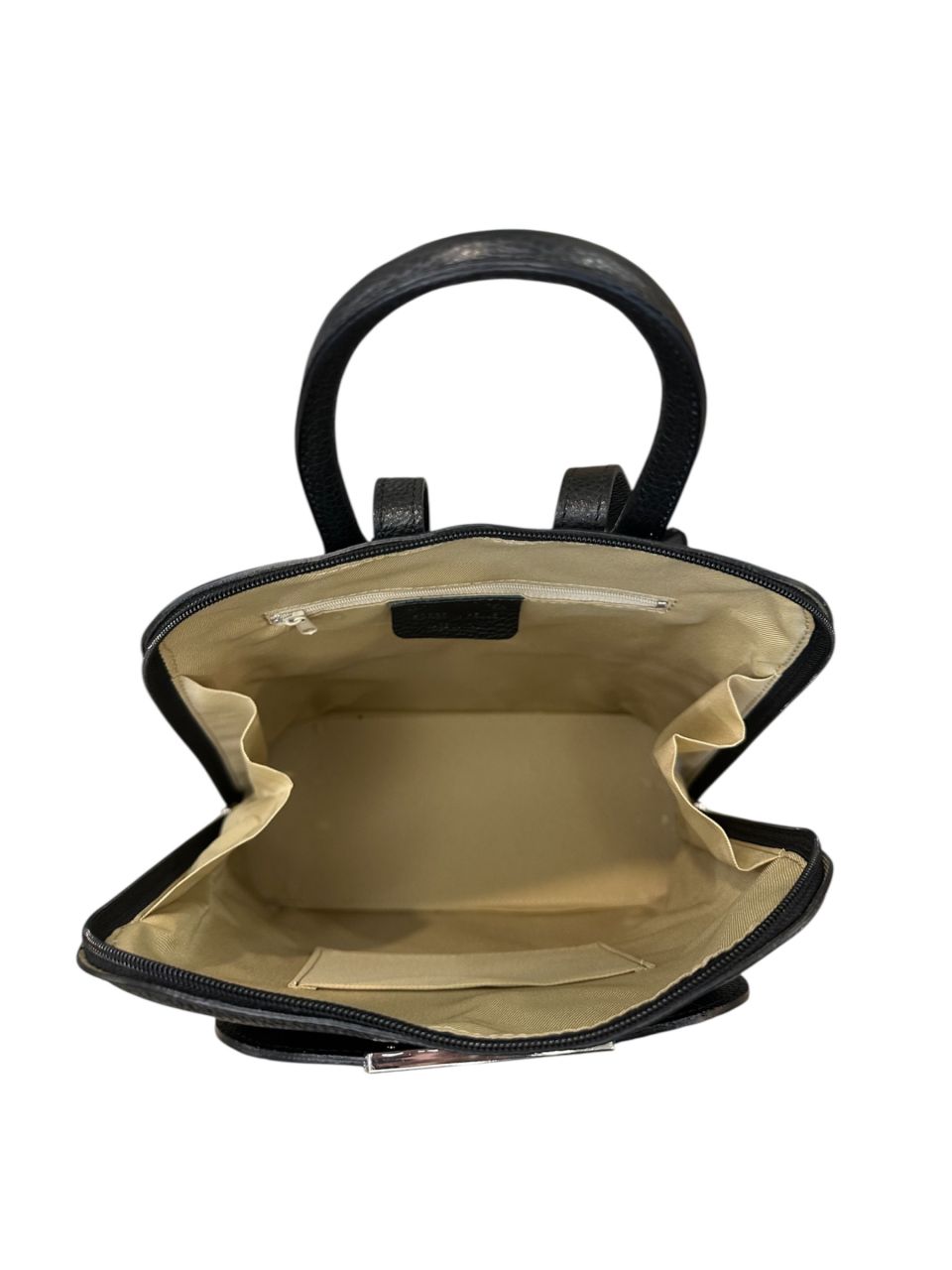 Zöldeskék női bőr átalakítható hátizsák