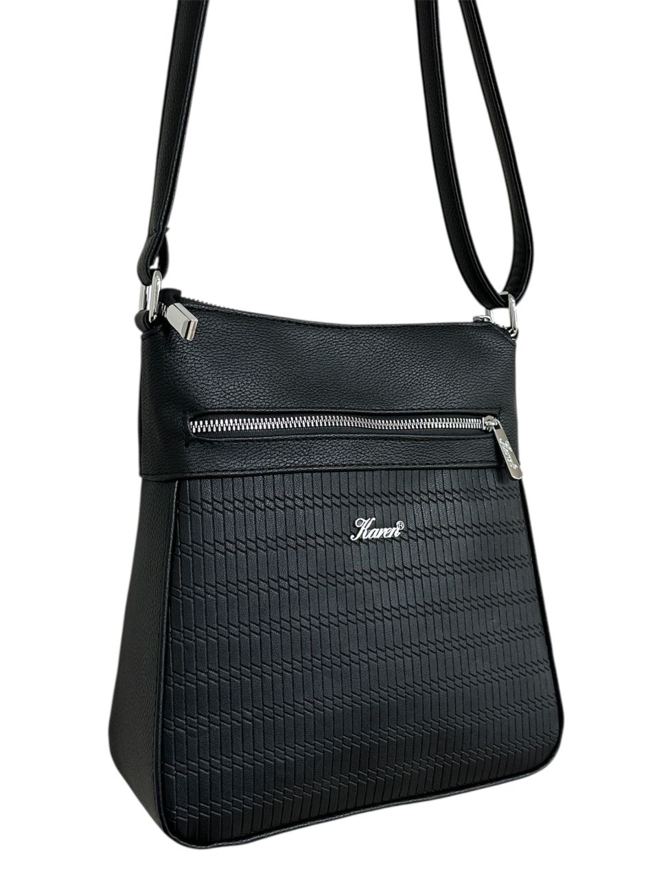 Fekete Karen egyterű oldaltáska Fekete Karen egyterű oldaltáska