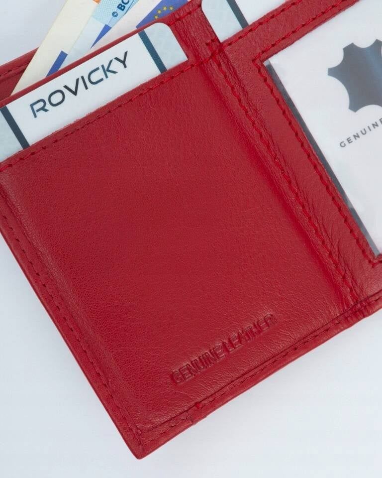 Piros extra pici Rovicky bőr pénztárca Piros extra pici Rovicky bőr pénztárca