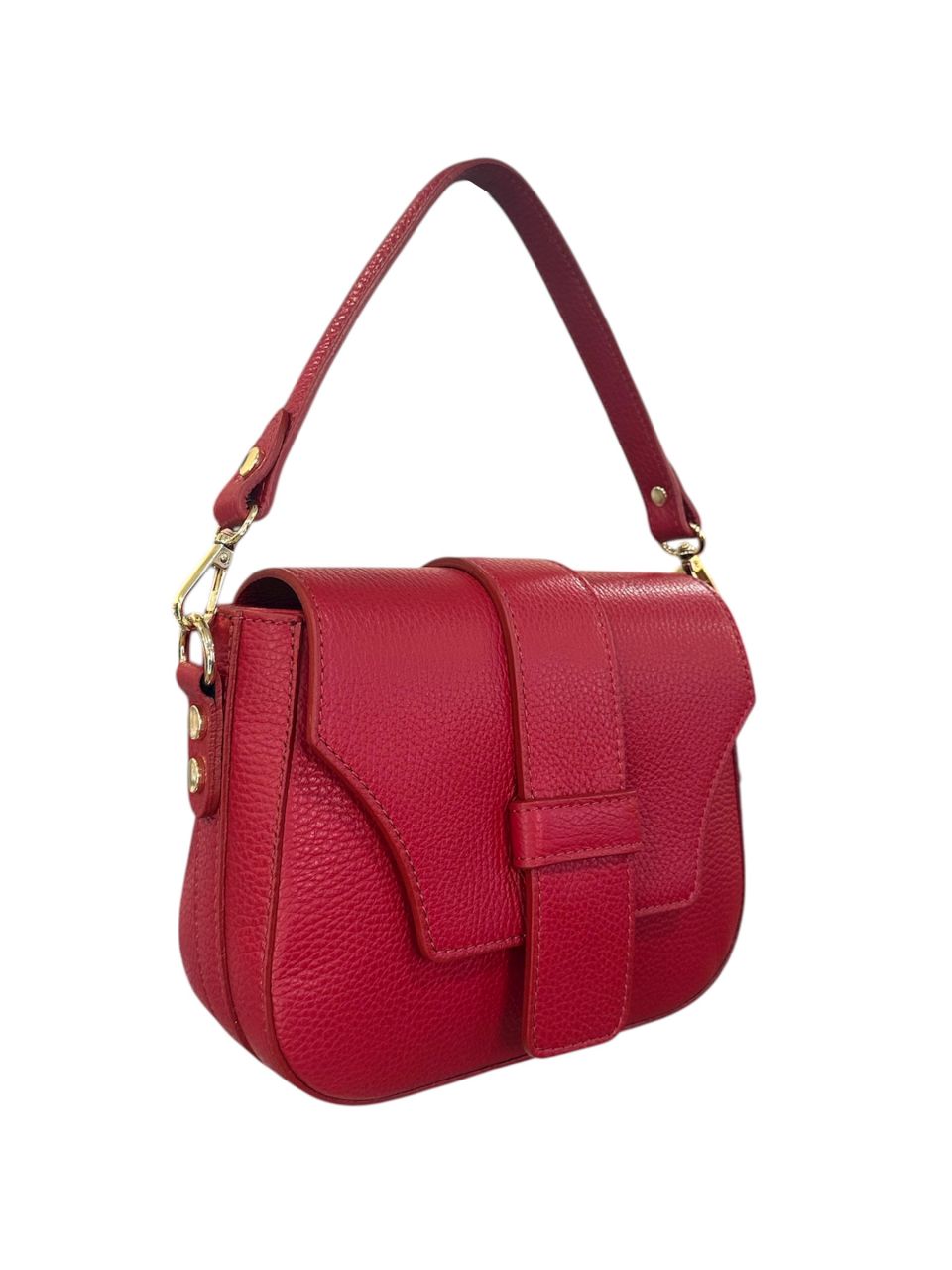 Bordó női bőr váll-, oldaltáska Bordó női bőr váll-, oldaltáska