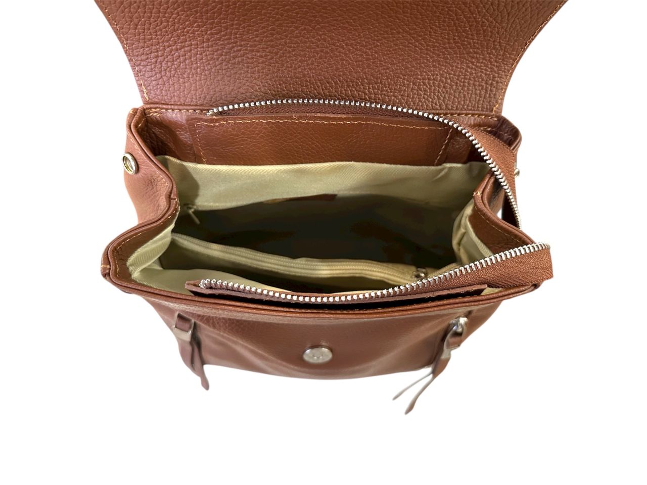 Barna női bőr átalakítható hátizsák Barna női bőr átalakítható hátizsák