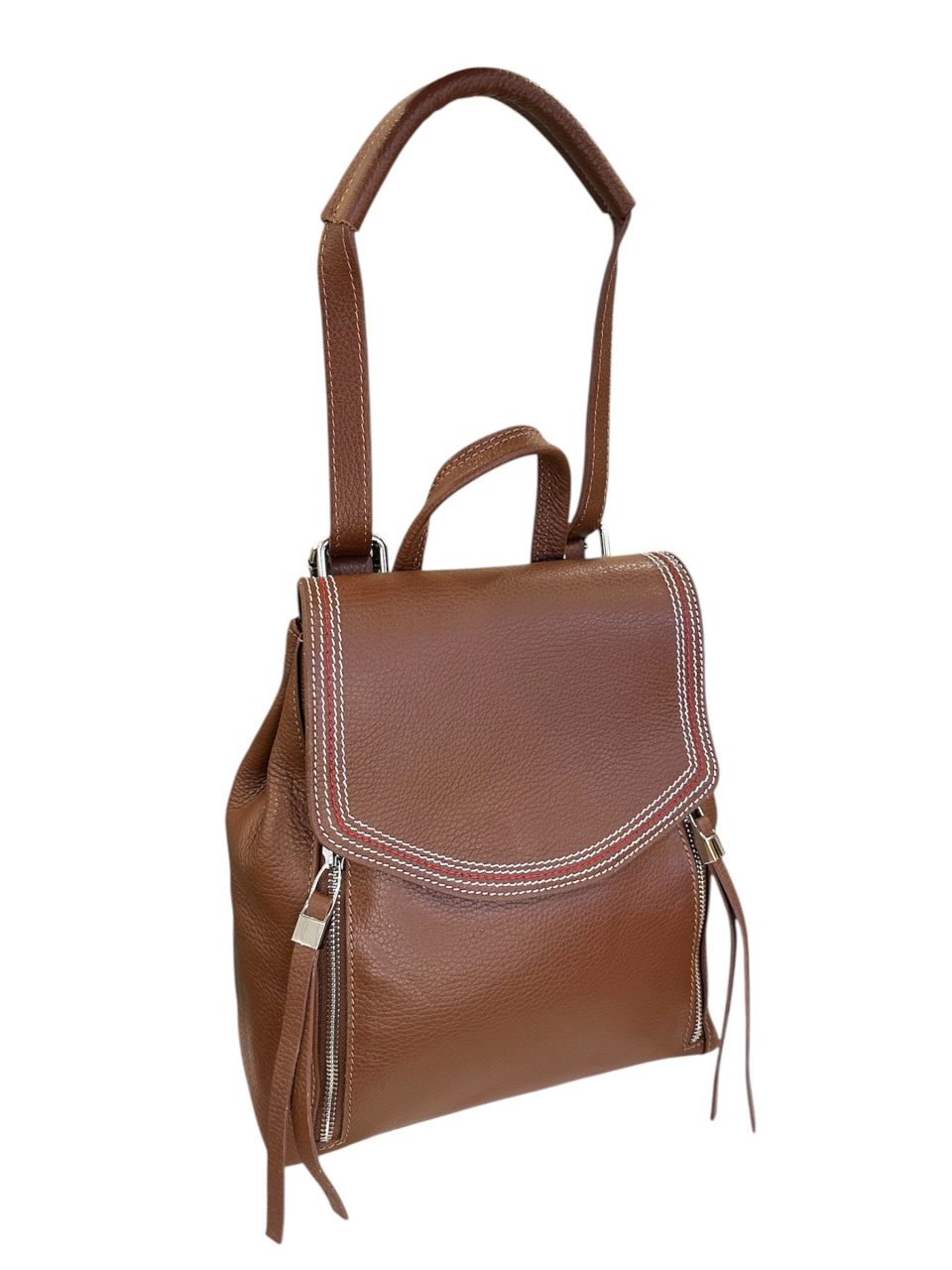 Barna női bőr átalakítható hátizsák Barna női bőr átalakítható hátizsák