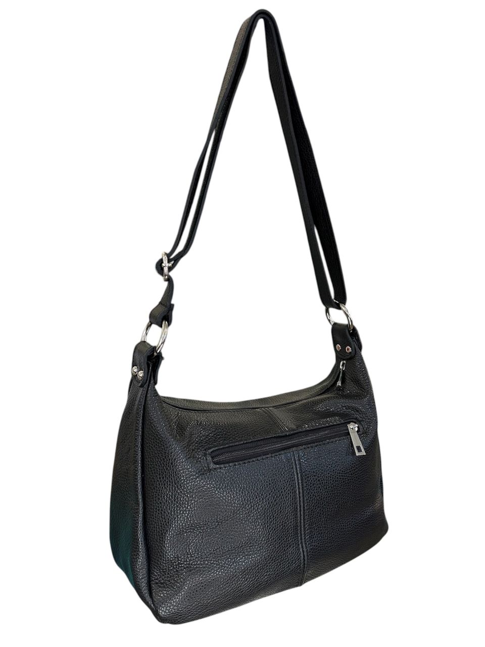 Fekete nyomott virágmintás nagy bőr oldaltáska Fekete nyomott virágmintás nagy bőr oldaltáska