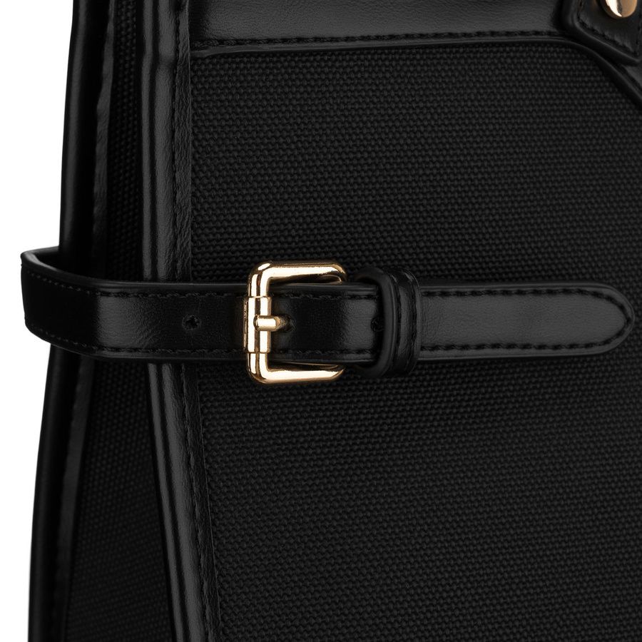 Fekete Peterson nagy váll-/kézitáska