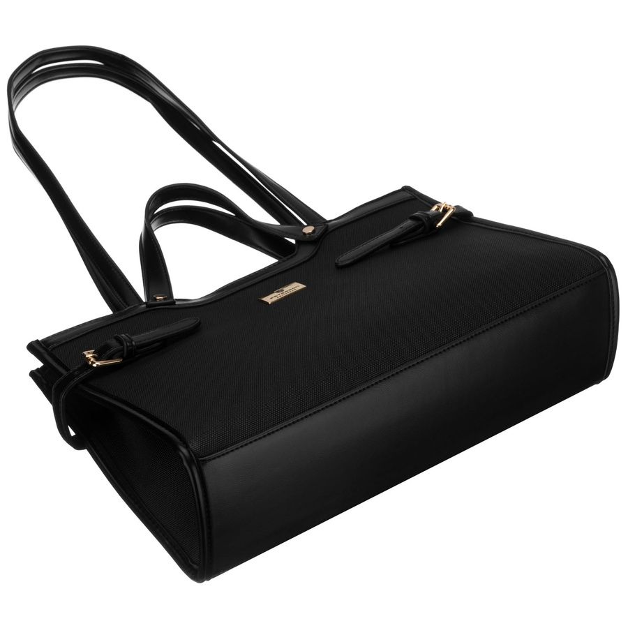 Fekete Peterson nagy váll-/kézitáska