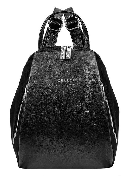 Fekete Zellia sok zsebes hátizsák