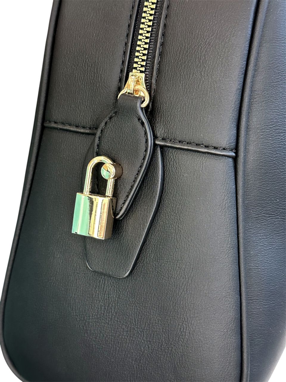 Fekete nagy David Jones kézitáska, lakattal zárható