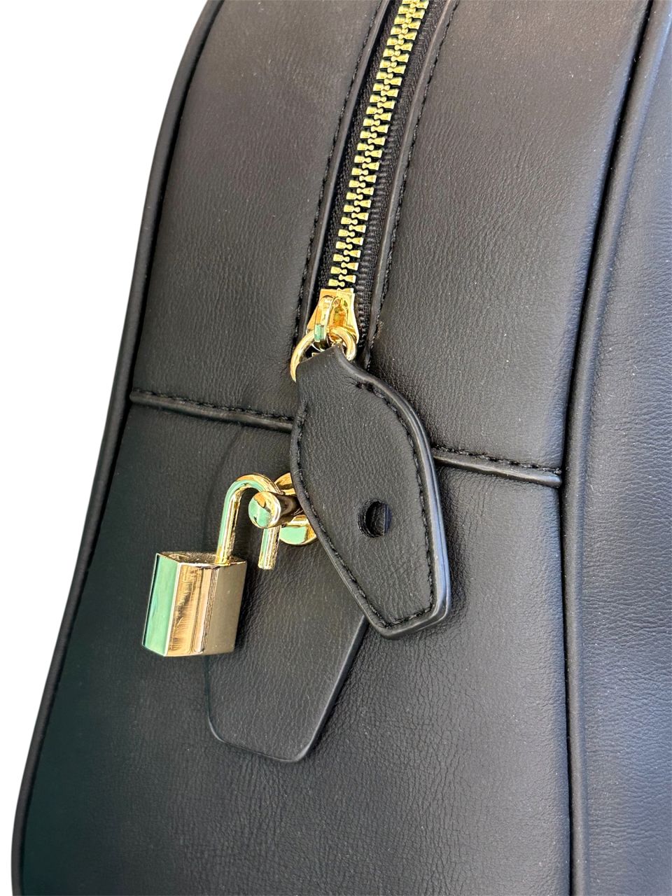 Fekete nagy David Jones kézitáska, lakattal zárható