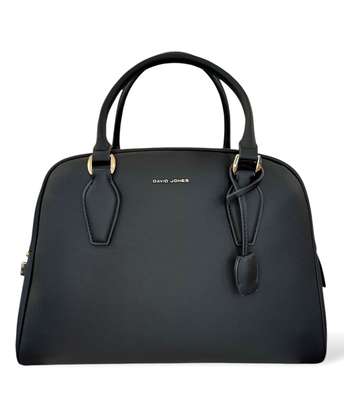Fekete nagy David Jones kézitáska, lakattal zárható