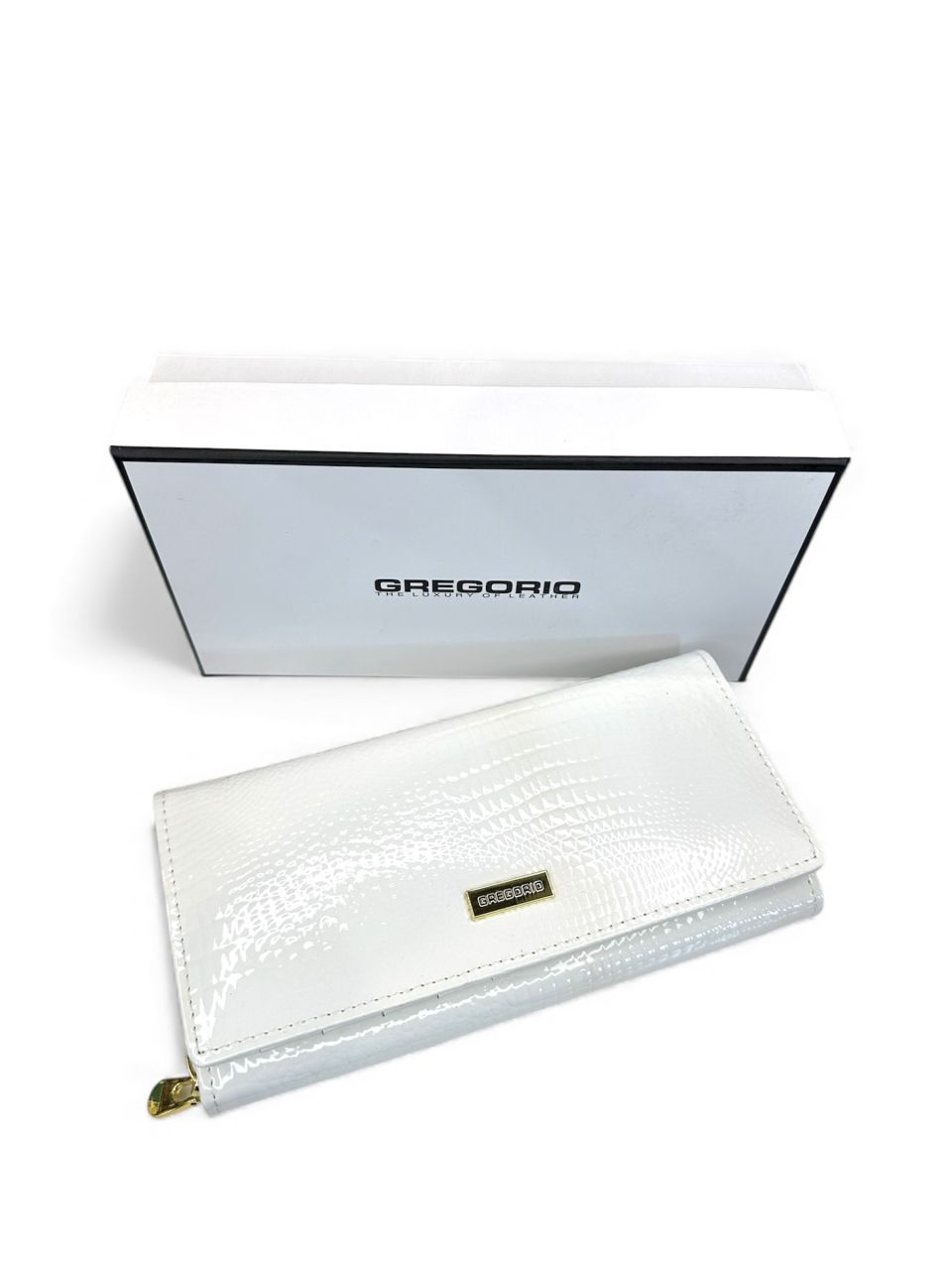 Fehér Gregorio nagy női bőr pénztárca
