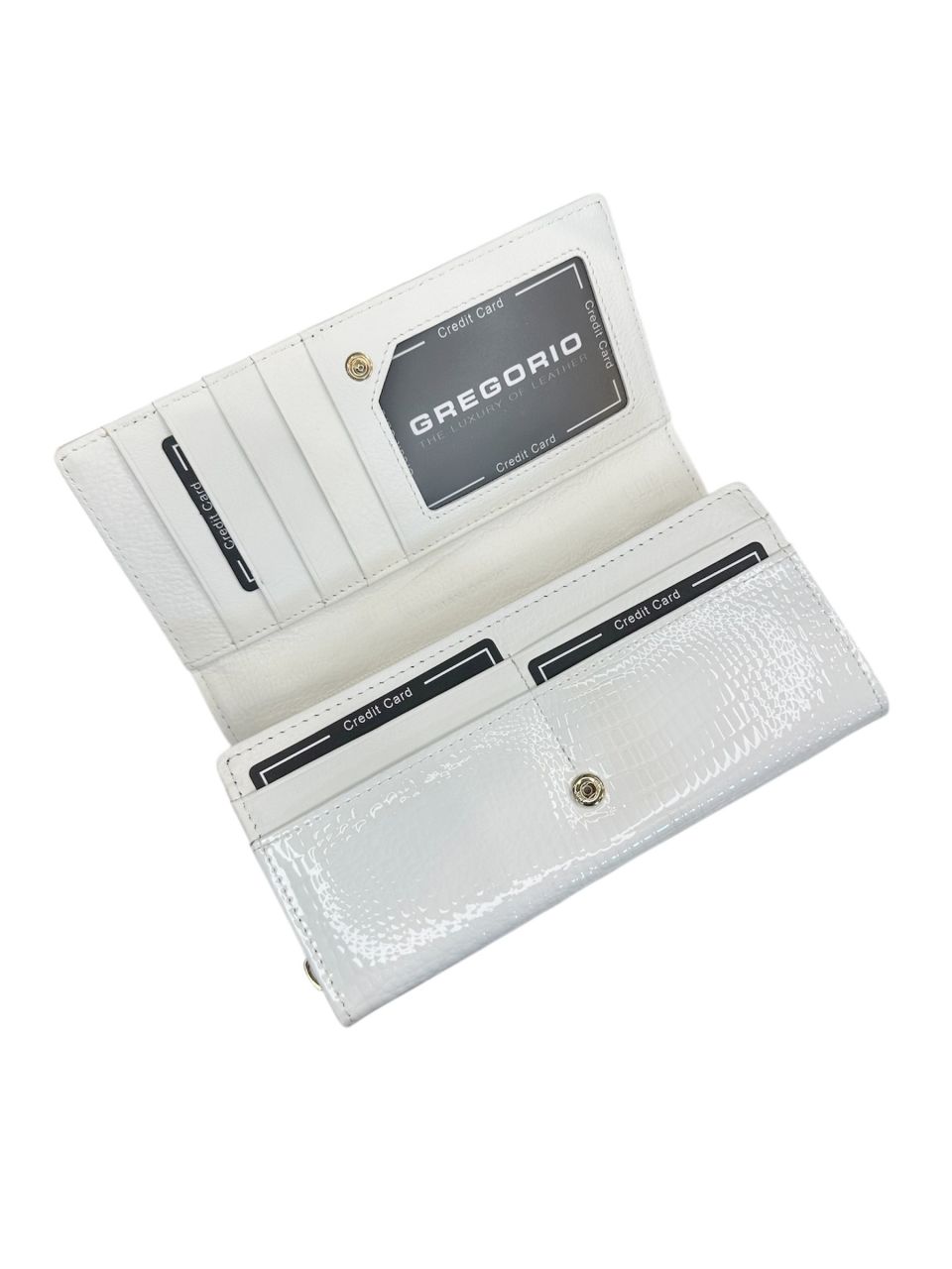 Fehér Gregorio nagy női bőr pénztárca