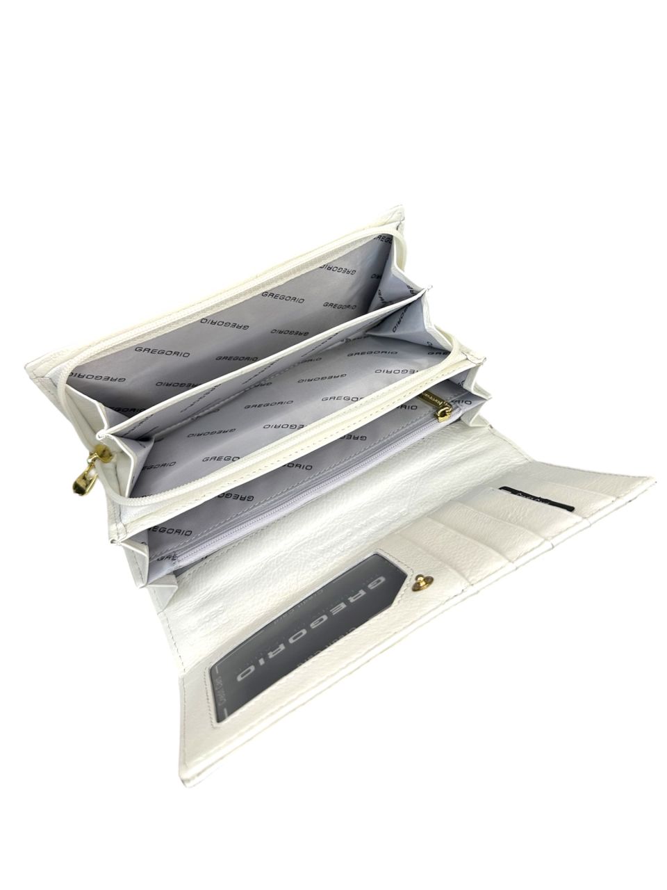 Fehér Gregorio nagy női bőr pénztárca