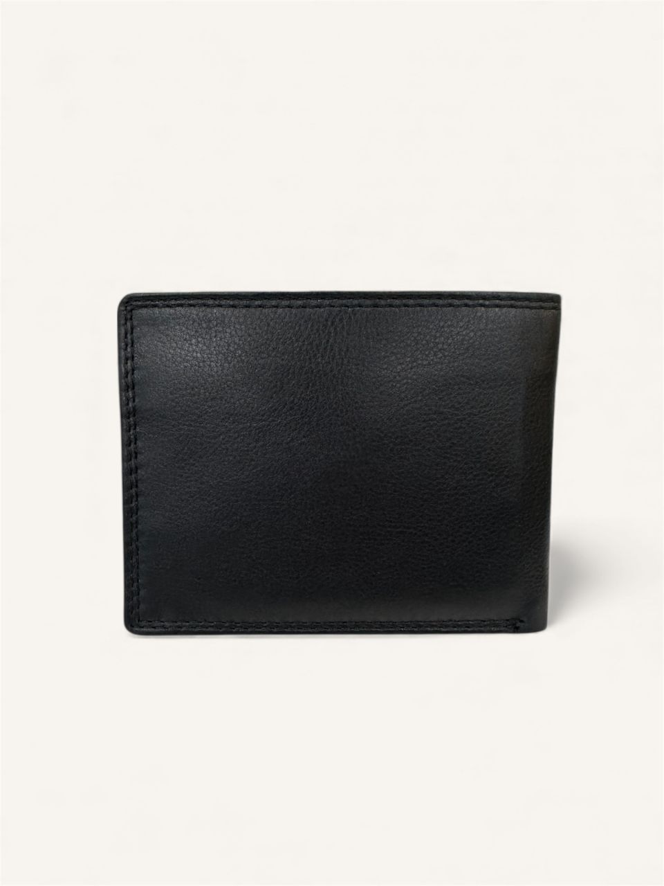 Fekete közepes férfi bőr pénztárca