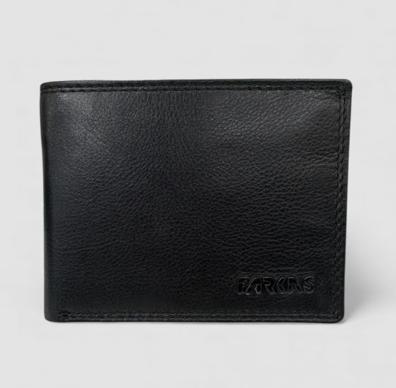 Fekete közepes férfi bőr pénztárca