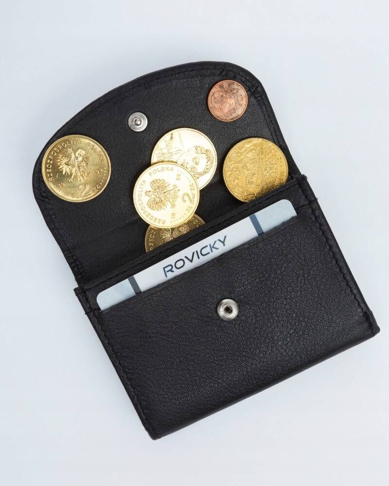 Fekete női bőr táska és pénztárca szett Fekete női bőr táska és pénztárca szett