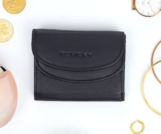 Fekete női bőr táska és pénztárca szett Fekete női bőr táska és pénztárca szett