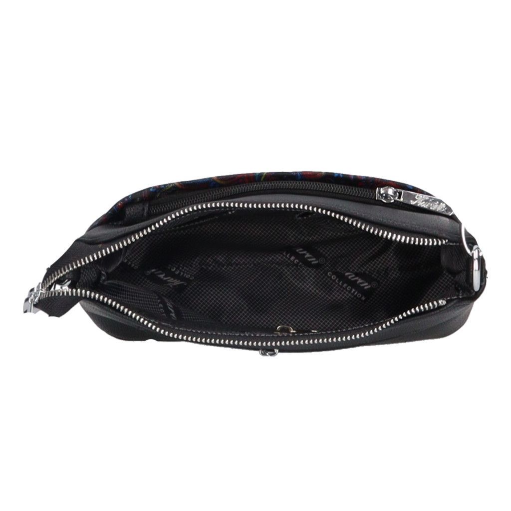 Fekete kicsi női táska és pénztárca szett Fekete kicsi női táska és pénztárca szett