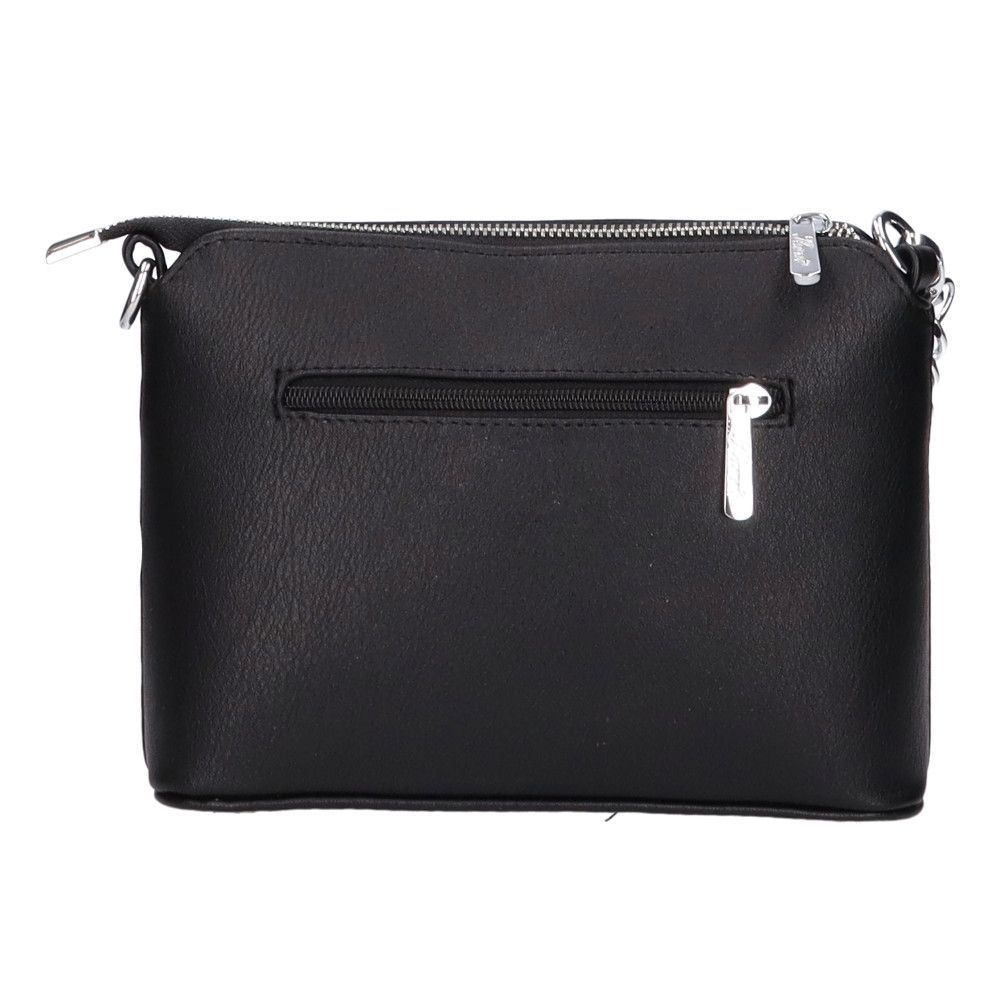 Fekete kicsi női táska és pénztárca szett Fekete kicsi női táska és pénztárca szett