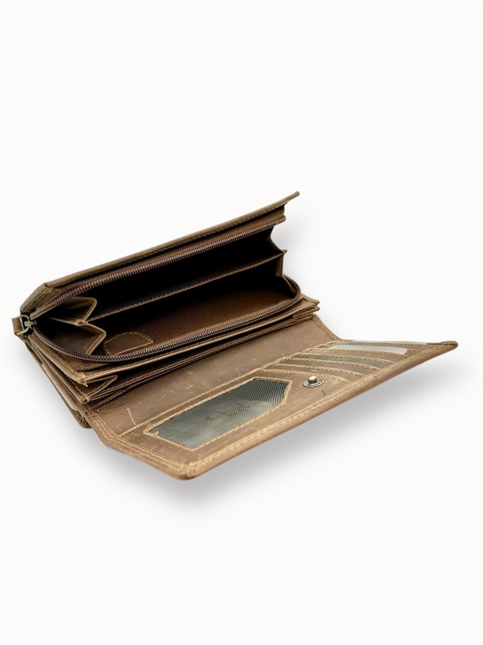 Barna női bőr táska és pénztárca szett Barna női bőr táska és pénztárca szett