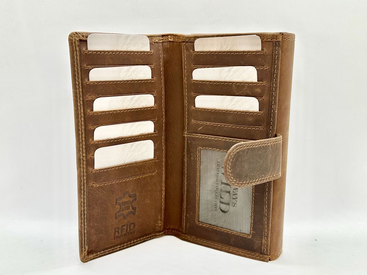 Barna női bőr táska és pénztárca szett Barna női bőr táska és pénztárca szett