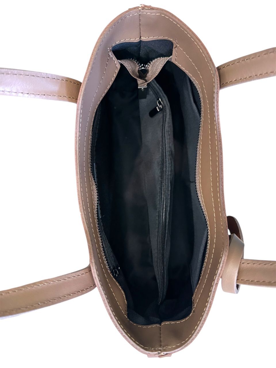 Barna női bőr táska és pénztárca szett Barna női bőr táska és pénztárca szett