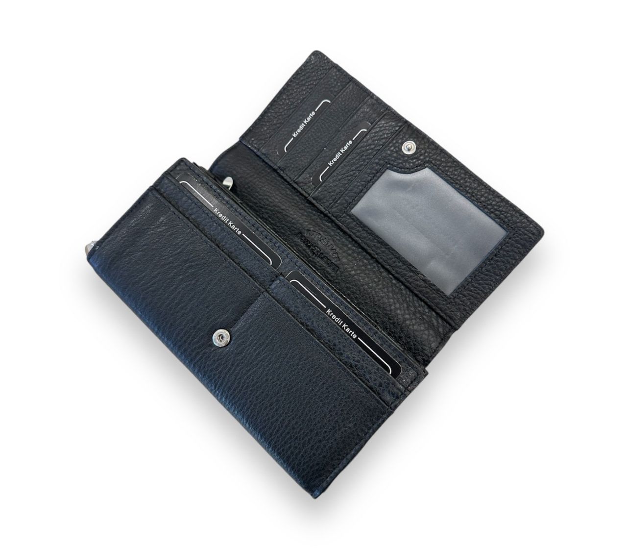 Fekete női válltáska és pénztárca szett Fekete női válltáska és pénztárca szett