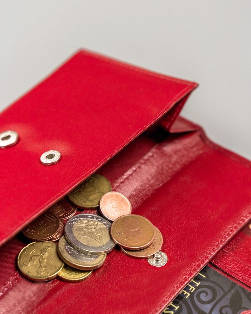 Piros női bőr brifkó pénztárca Piros női bőr brifkó pénztárca