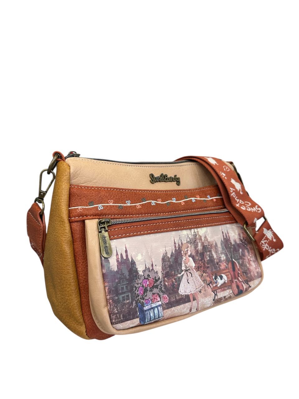 Sweet Candy Aranydallam oldaltáska és pénztárrca szett Sweet Candy Aranydallam oldaltáska és pénztárrca szett