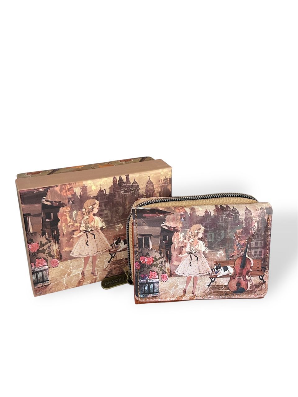 Sweet Candy Aranydallam oldaltáska és pénztárrca szett Sweet Candy Aranydallam oldaltáska és pénztárrca szett