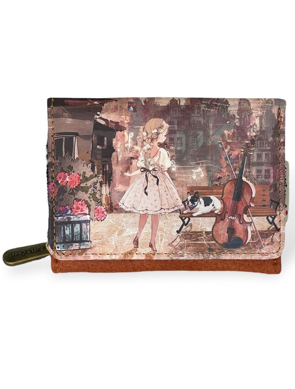 Sweet Candy Aranydallam oldaltáska és pénztárrca szett Sweet Candy Aranydallam oldaltáska és pénztárrca szett