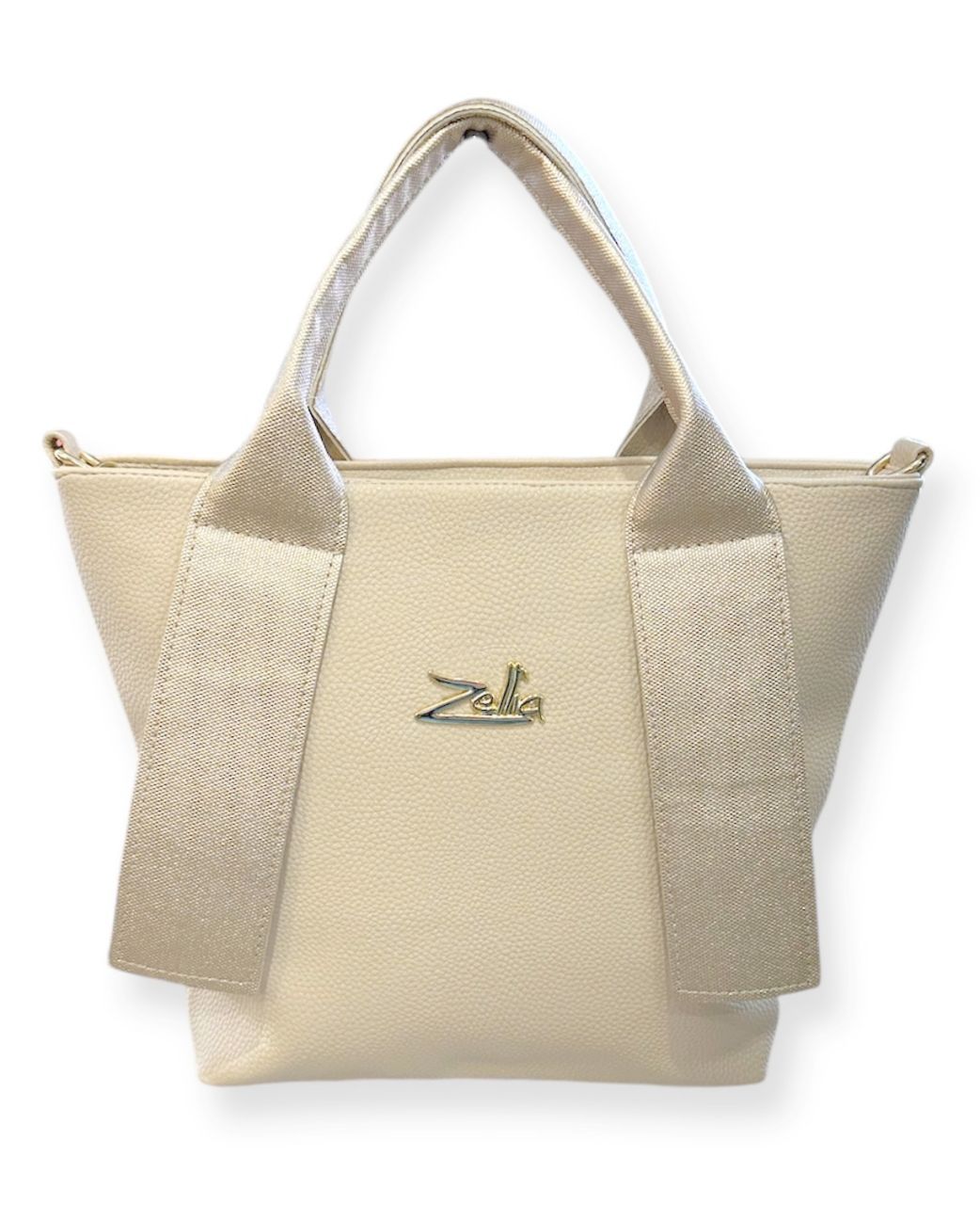 Bézs, arany táska és pénztárca szett Bézs, arany táska és pénztárca szett