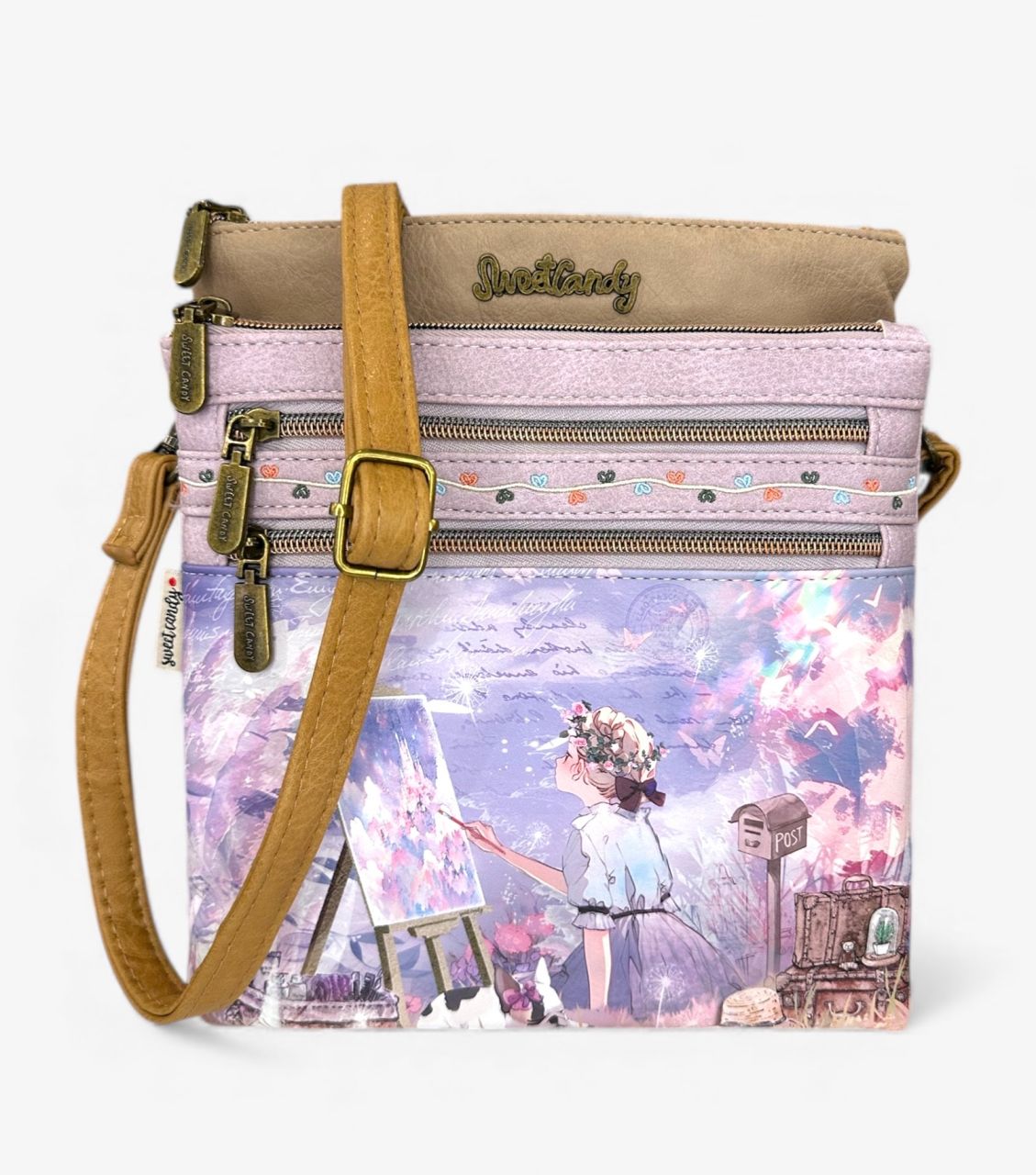 Sweet Candy Festői Álom sok zsebes oldaltáska Sweet Candy Festői Álom sok zsebes oldaltáska