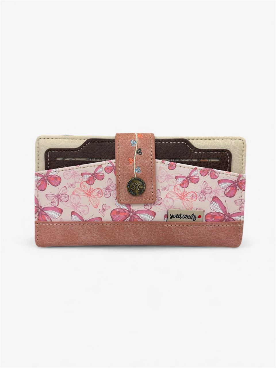 Sweet Candy Pillangókert több rekeszes pénztárca Sweet Candy Pillangókert több rekeszes pénztárca