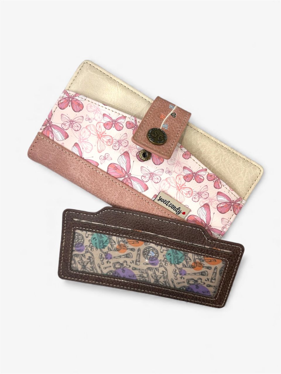 Sweet Candy Pillangókert több rekeszes pénztárca Sweet Candy Pillangókert több rekeszes pénztárca