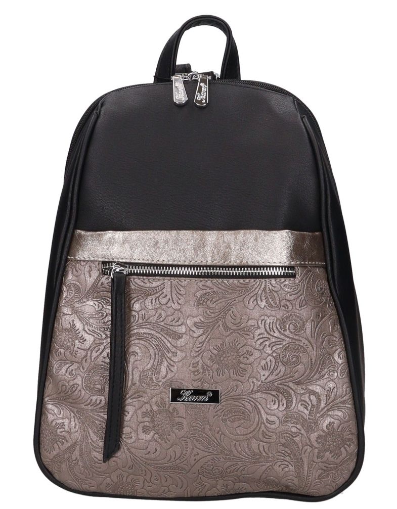 Fekete-grafit nagy Karen Maks hátizsák Fekete-grafit nagy Karen Maks hátizsák