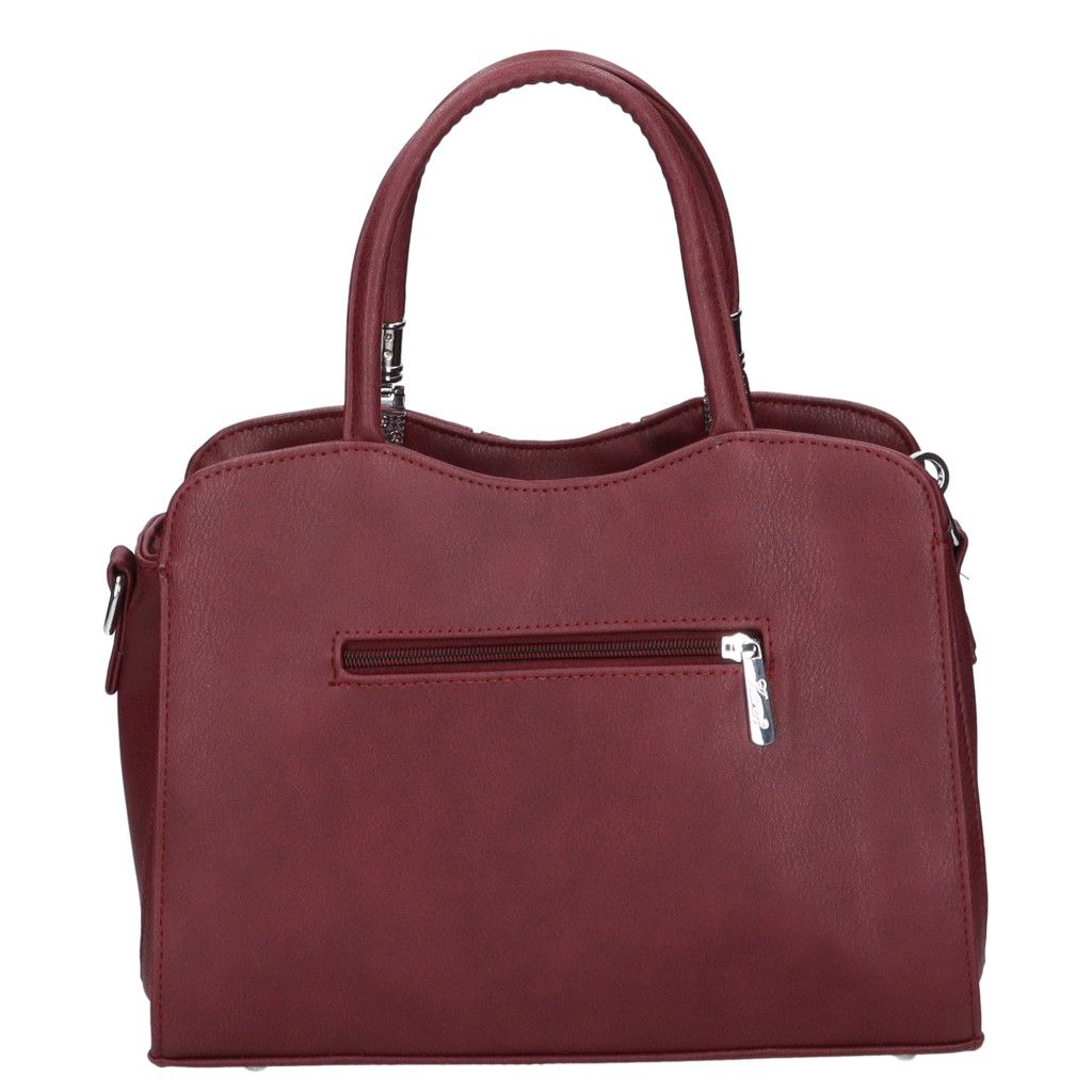 Bordó osztott belsejű Karen kézitáska Bordó osztott belsejű Karen kézitáska