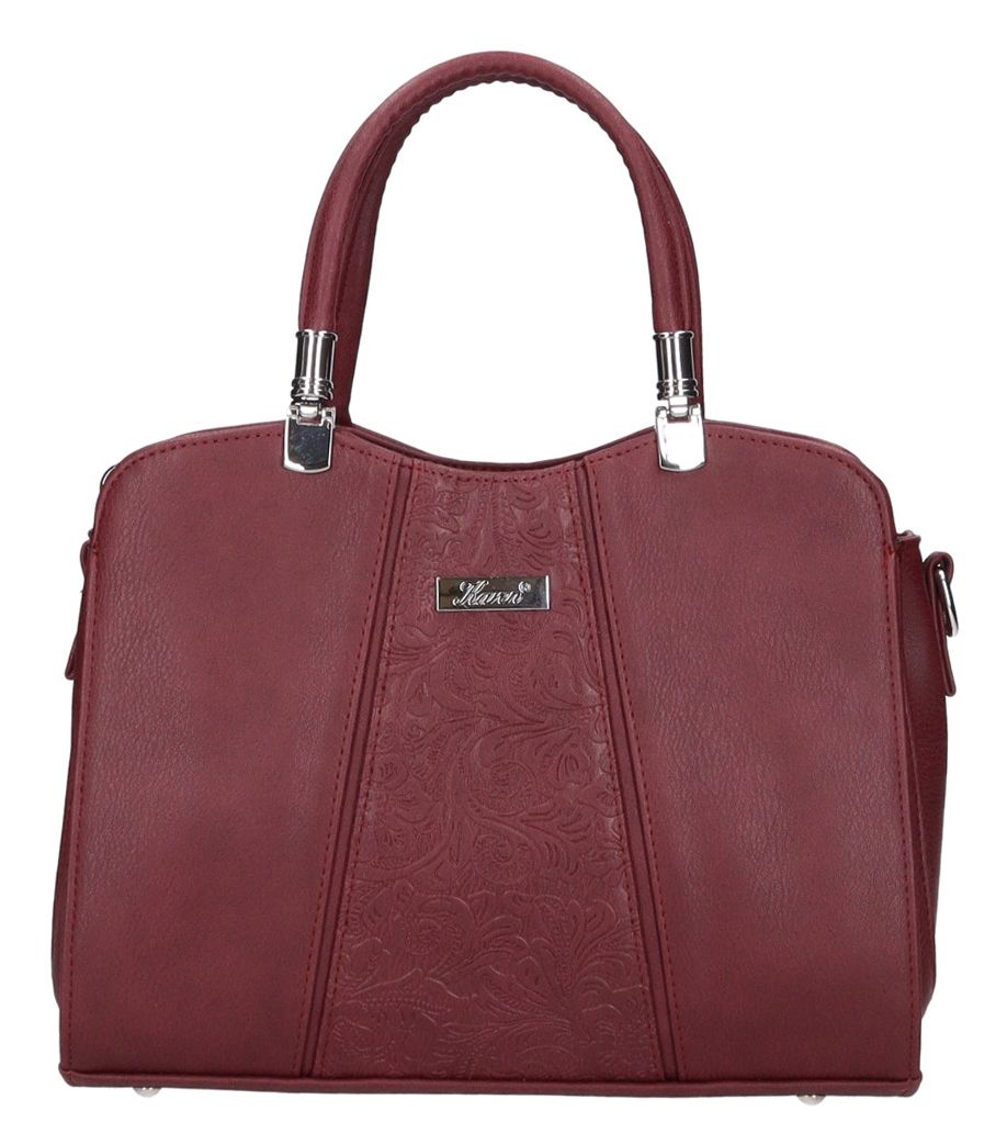 Bordó osztott belsejű Karen kézitáska Bordó osztott belsejű Karen kézitáska