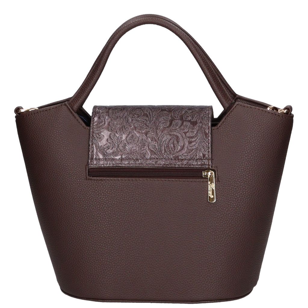 Barna osztott belsejű Karen kézitáska Barna osztott belsejű Karen kézitáska