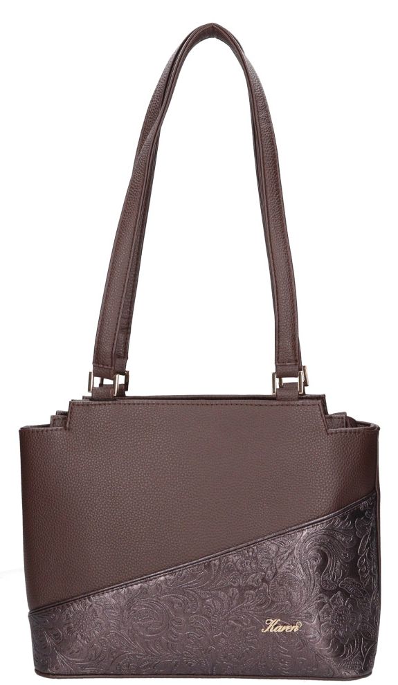 Barna Karen nagyobb osztott válltáska Barna Karen nagyobb osztott válltáska