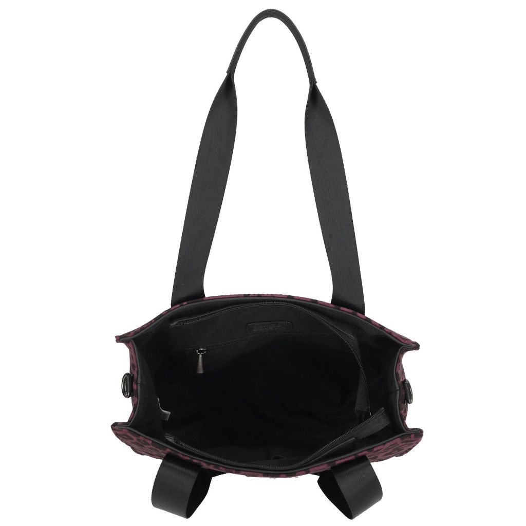 Bordó leopárdmintás sportos nagy válltáska Bordó leopárdmintás sportos nagy válltáska