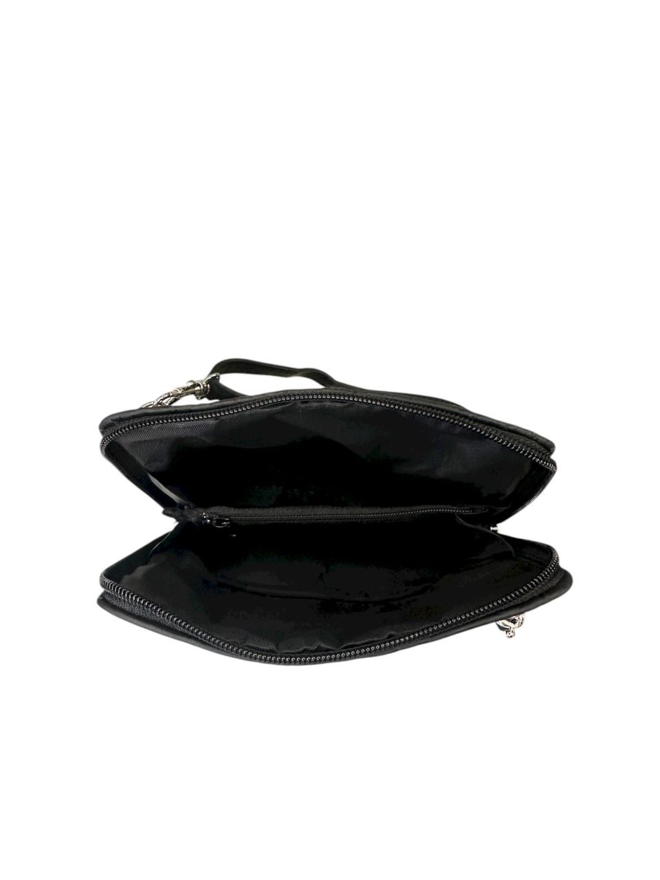 Fekete kicsi bőr oldaltáska