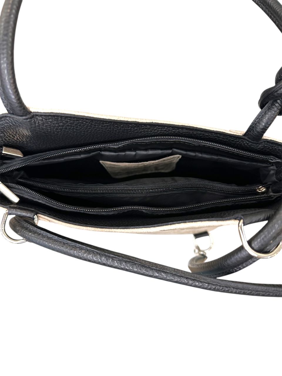 Kék női bőr átalakítható válltáska