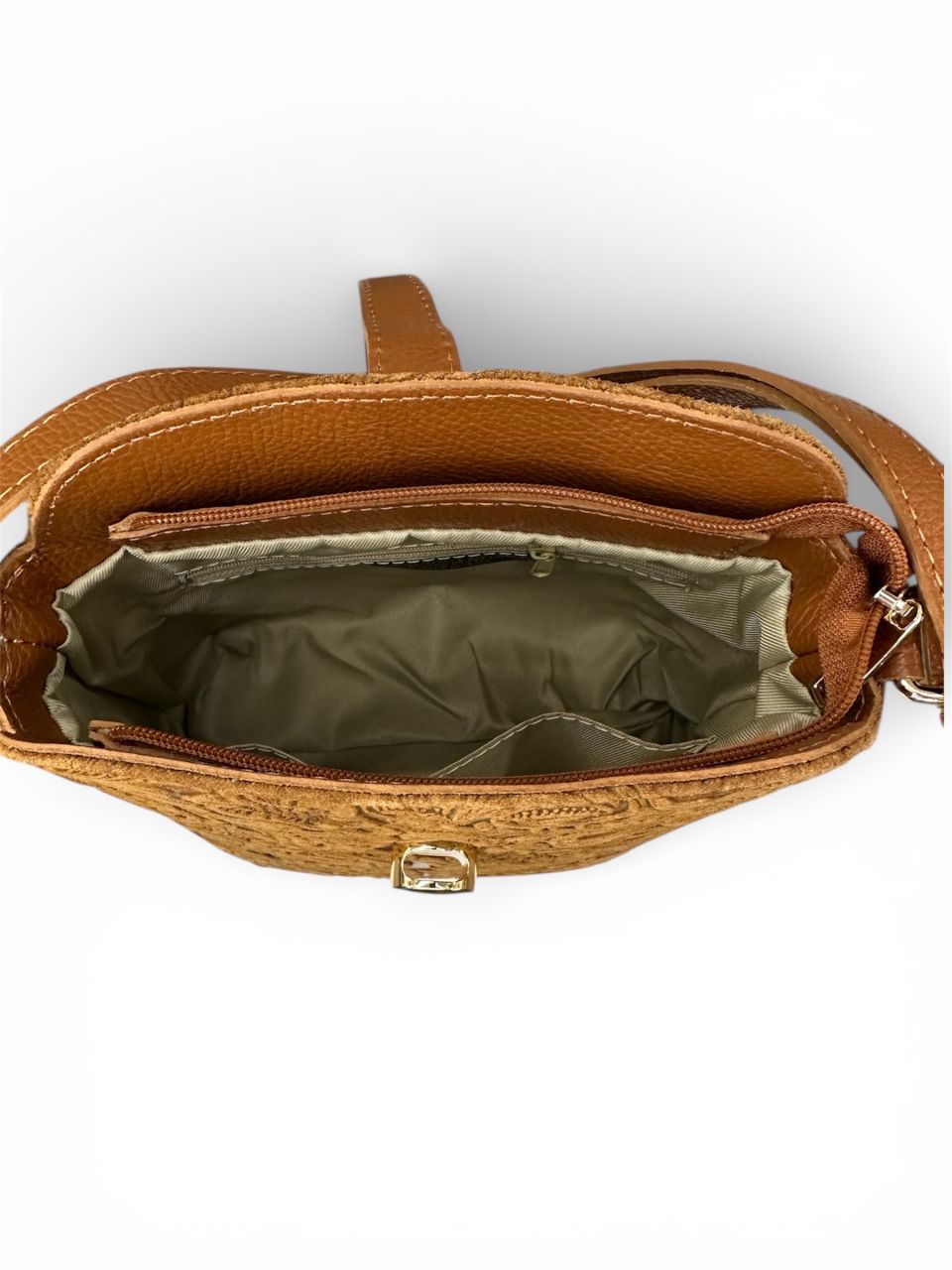 Konyak elegáns bőr oldaltáska