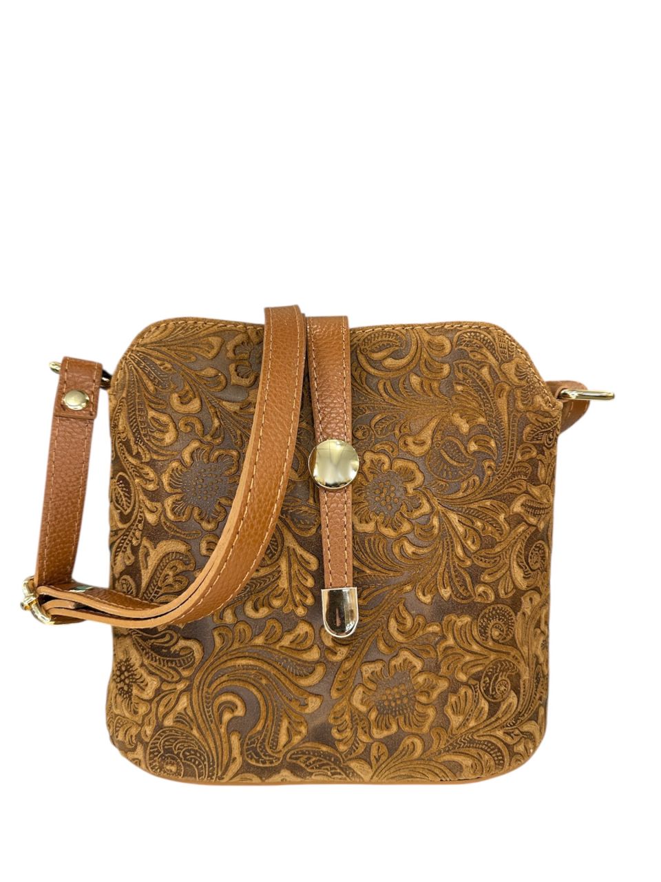 Konyak elegáns bőr oldaltáska