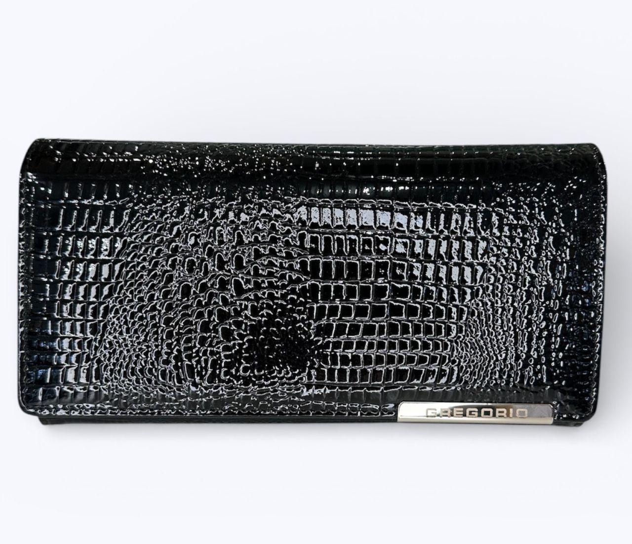 Fekete Gregorio nagy női bőr pénztárca, belső kártyatartós