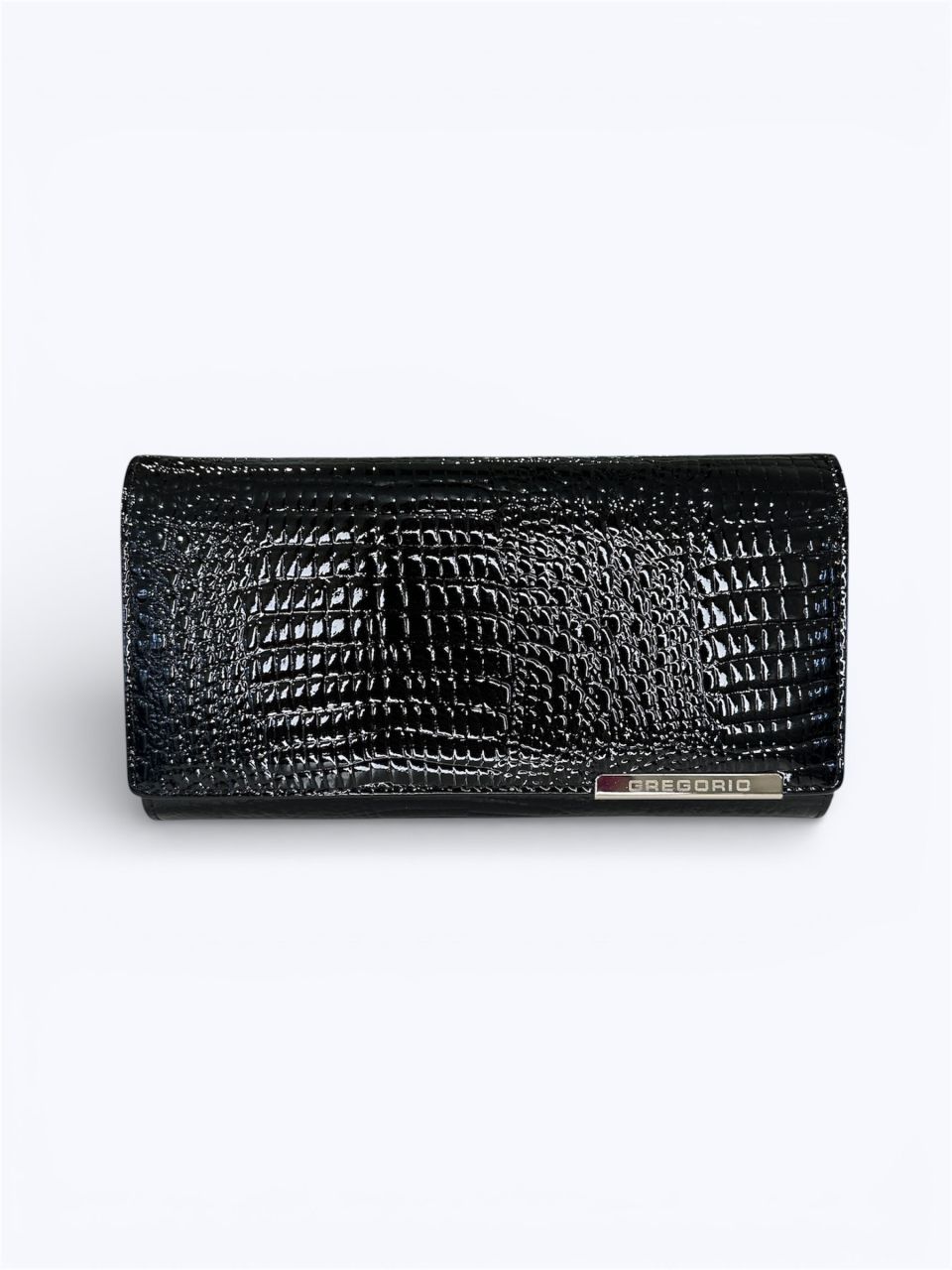 Fekete Gregorio nagy bői bőr pénztárca, külső kártyatartós