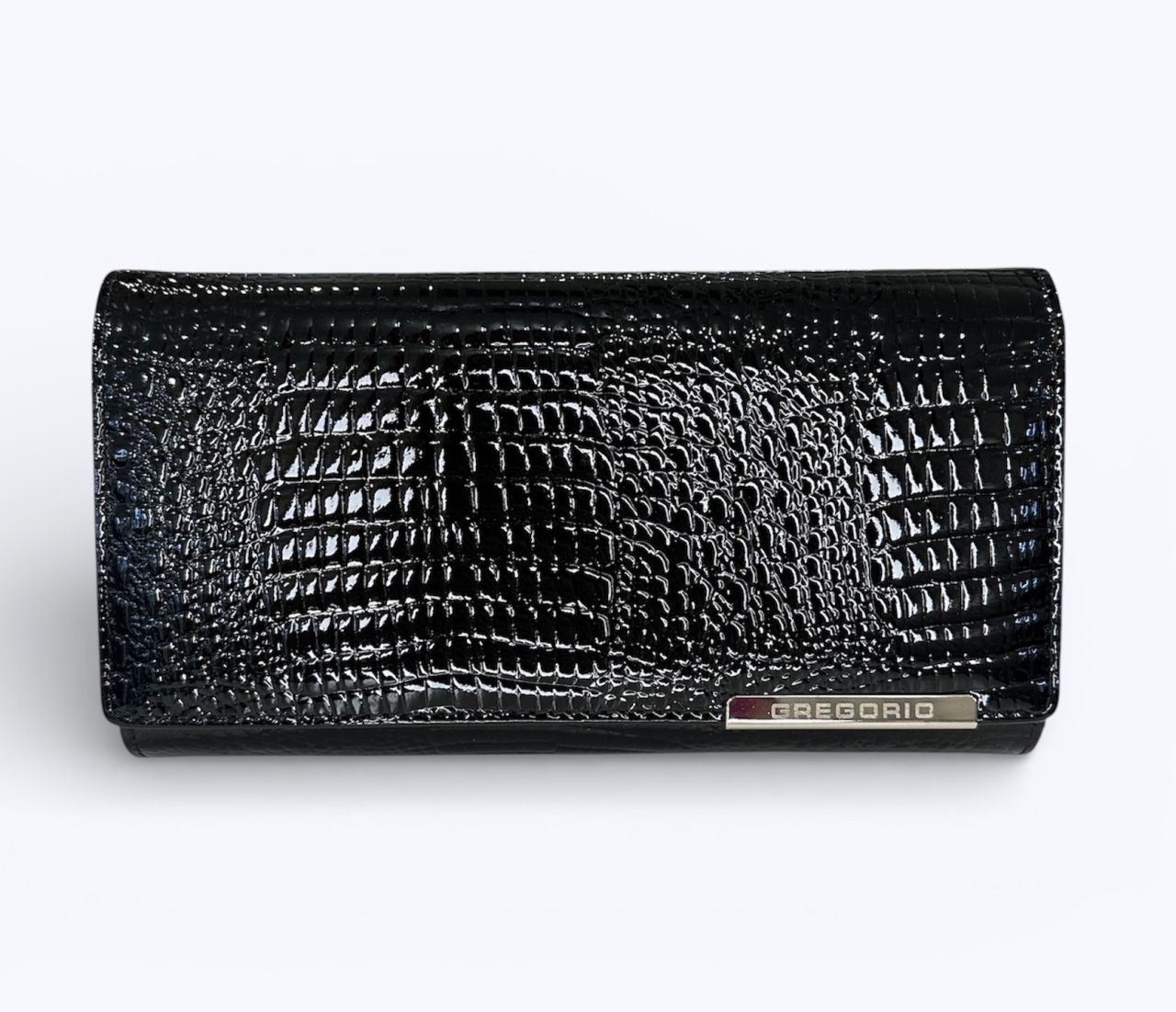 Fekete Gregorio nagy bői bőr pénztárca, külső kártyatartós