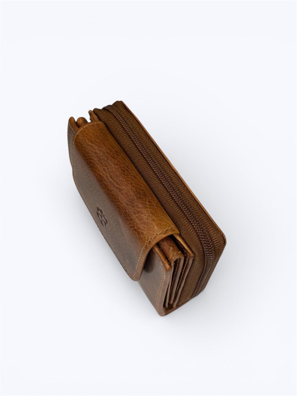 Barna kis méretű női bőr pénztárca