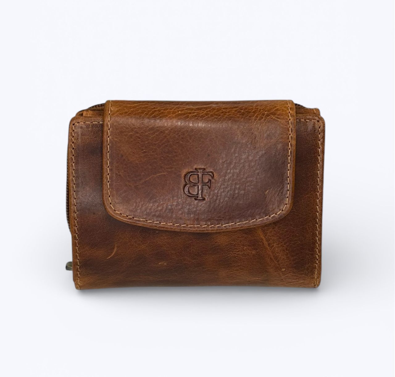 Barna kis méretű női bőr pénztárca